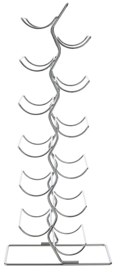 Portabottiglie in metallo argentato 12 bottiglie Jaxen - Premier Housewares