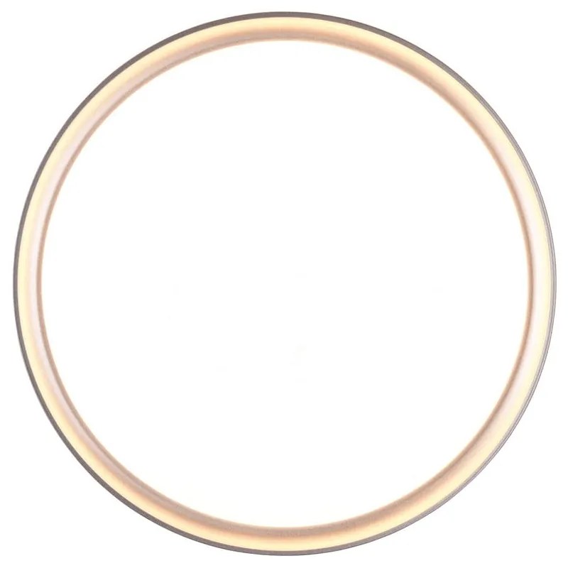 Plafoniera LED in argento ø 33 cm Clarimo - Trio