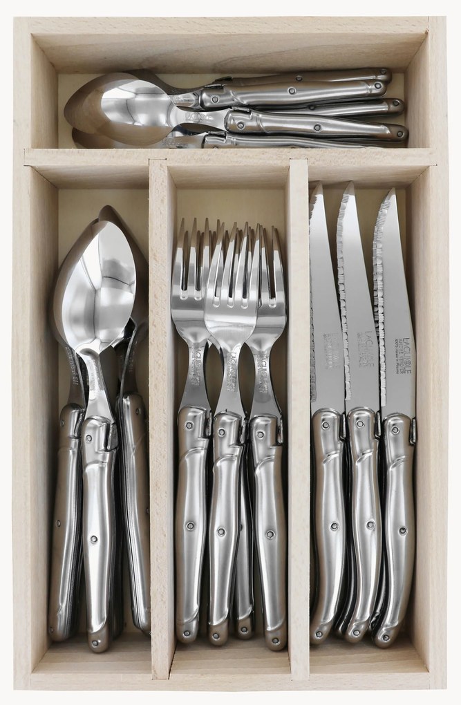 Set di posate lucidate Debutant Inox, 6 persone (24 pz)