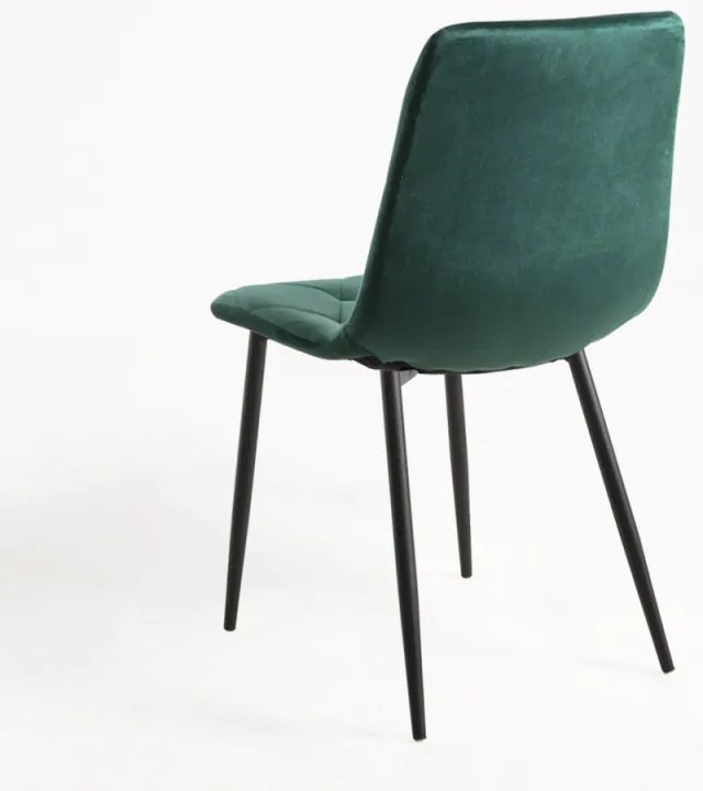 Sedia Lyke Velluto - Verde