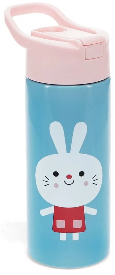 Bottiglia per bambini azzurra in acciaio inox 500 ml Lottie & Friends – Rex London
