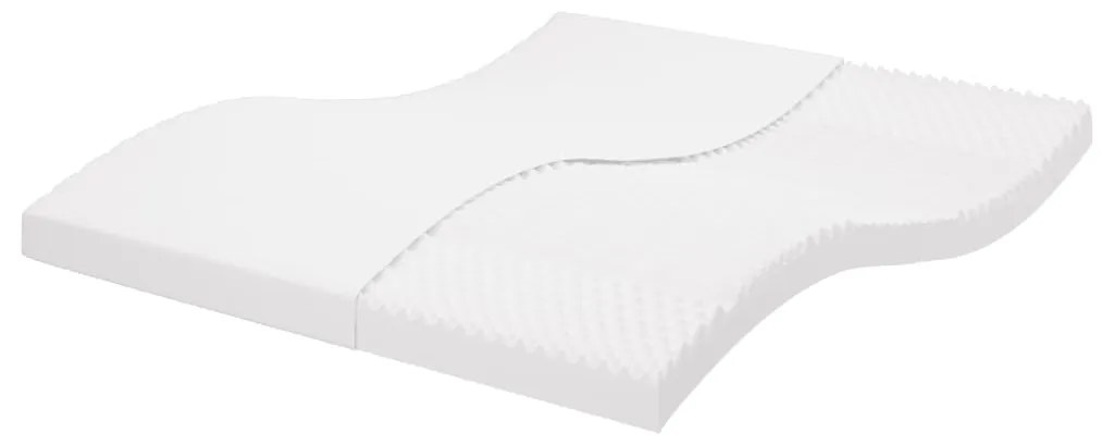 Materasso İn Schiuma Bianco 160x200 Cm 7 Zone Durezza 20 Ild /