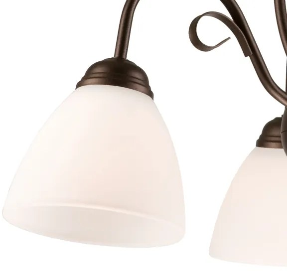 Lampadario a sospensione con catena ADELLE 3xE27/60W/230V