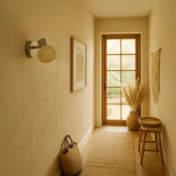 Faretto da parete DEX 1xE14/10W/230V beige/crema