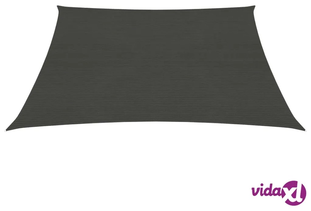 vidaXL Vela Parasole 160 g/m² Antracite 4x4 m in HDPE