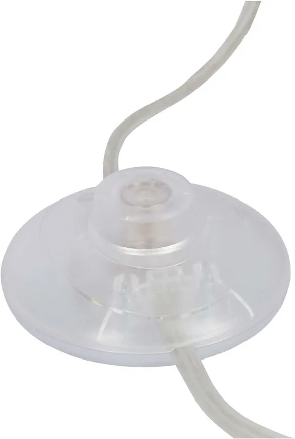 Lampada da terra LED bianca con paralume in metallo (altezza totale 140 cm) Lund – Candellux Lighting