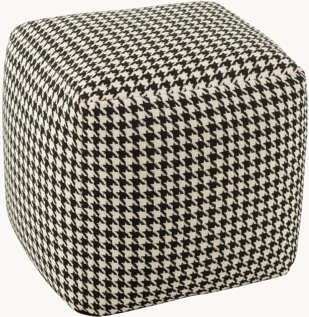 Pouf in cotone Pied-De-Poule