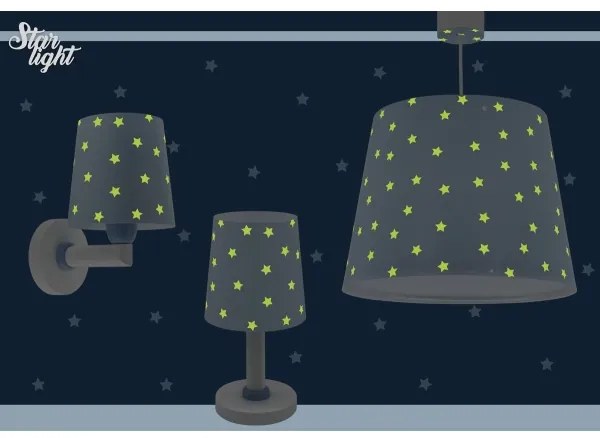 Dalber 82211T - Lampada per bambini STAR LIGHT 1xE14/40W/230V blu
