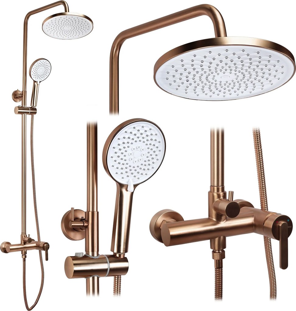 Set doccia Rea Ontario Brush Copper