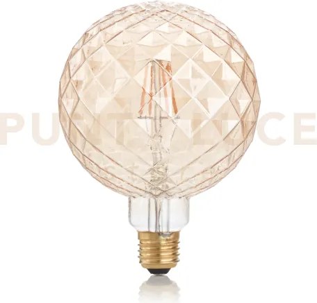 Lampadina attacco e27 in vetro ambra pearl 4 w 360 lm 1800 k ø 115 ...