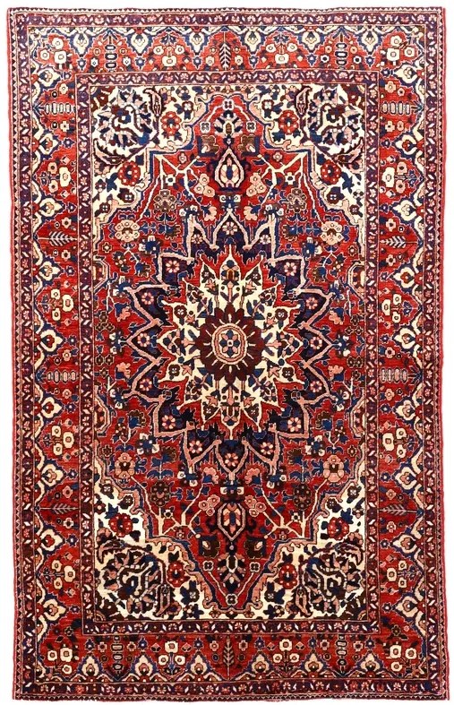 Bakhtiar Tappeto persiano 150x250 Rosso (Iran) Annodato A Mano