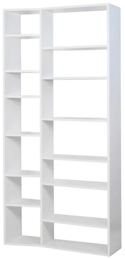 Libreria bianca 108x224 cm Valsa - TemaHome