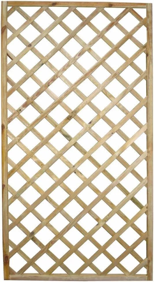 griglia da giardino in legno di pino impregnato in autoclave 40 x 180 cm