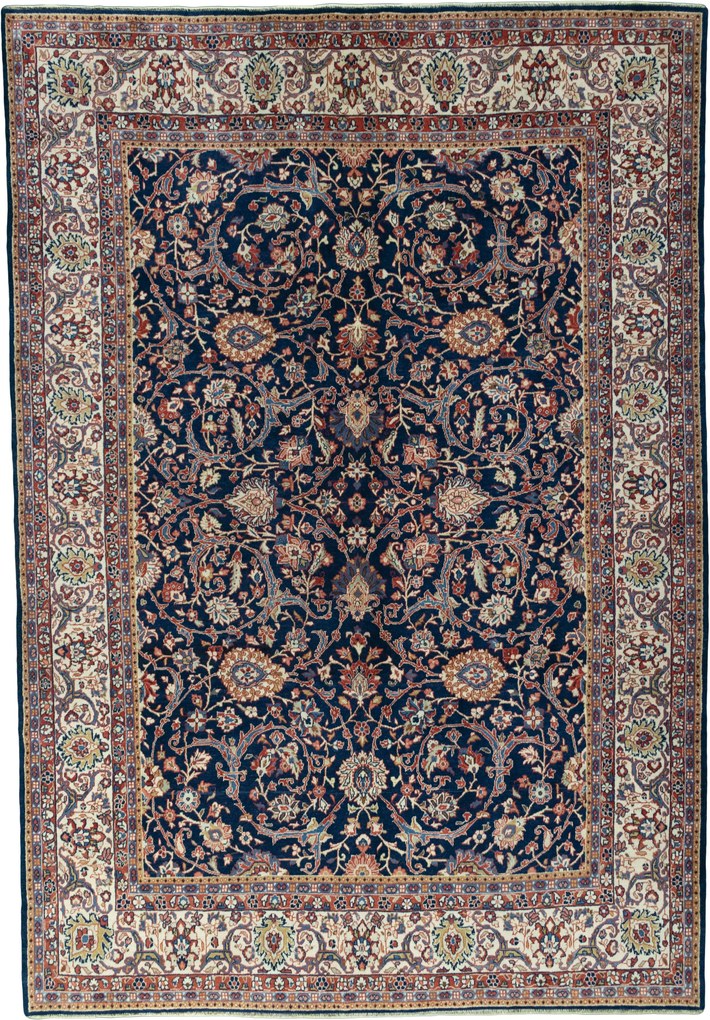 Sarouk Tappeto persiano 310 x 220 Blu (Iran) Annodato A Mano