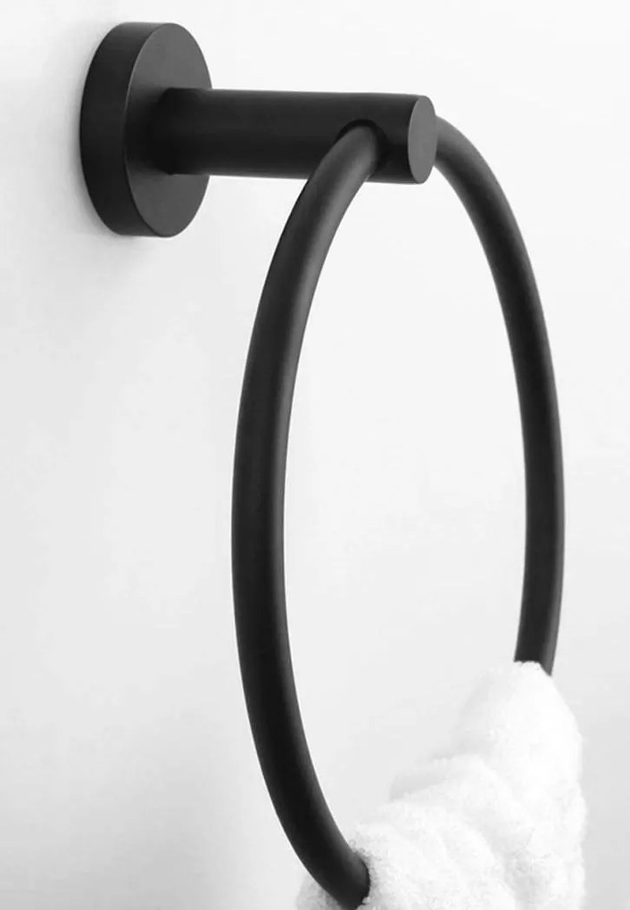 Portasciugamano da bagno black 332915A MIST 05