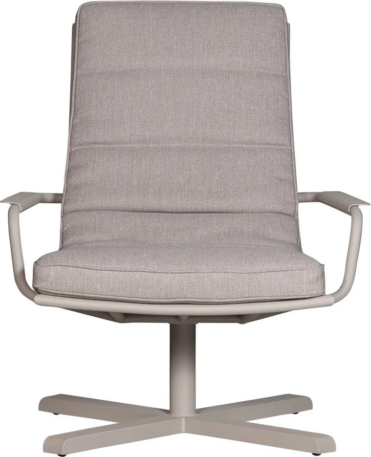 Sedia da giardino in metallo grigio chiaro Coosa - Exotan