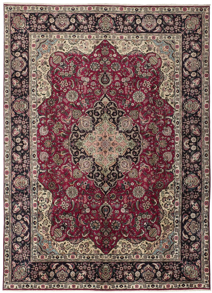 Tabriz Tappeto 400 x 300 (Iran) Annodato A Mano