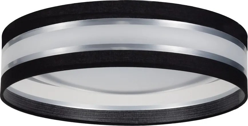 Plafoniera LED CORAL LED/24W/230V nero/argento