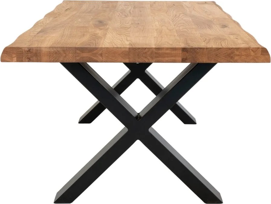 Tavolino con piano in rovere massiccio , 120 x 70 cm Toulon - House Nordic