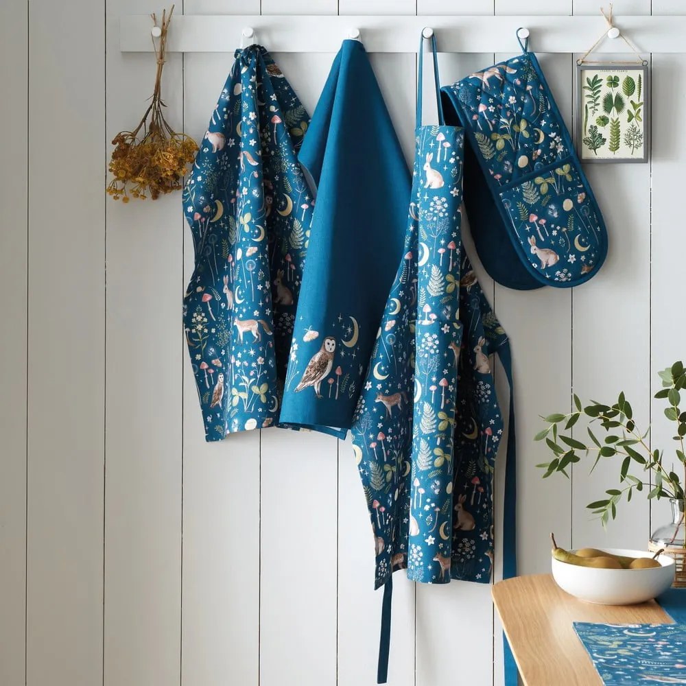 Set di strofinacci in cotone 4 pz 50x70 cm Enchanted Twilight Animals – Catherine Lansfield