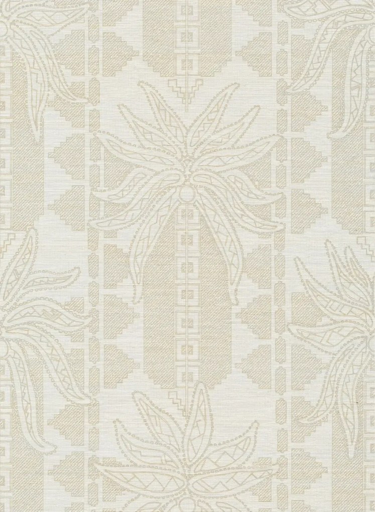 Arte Carta da parati Fenua - Silver/ Ivory