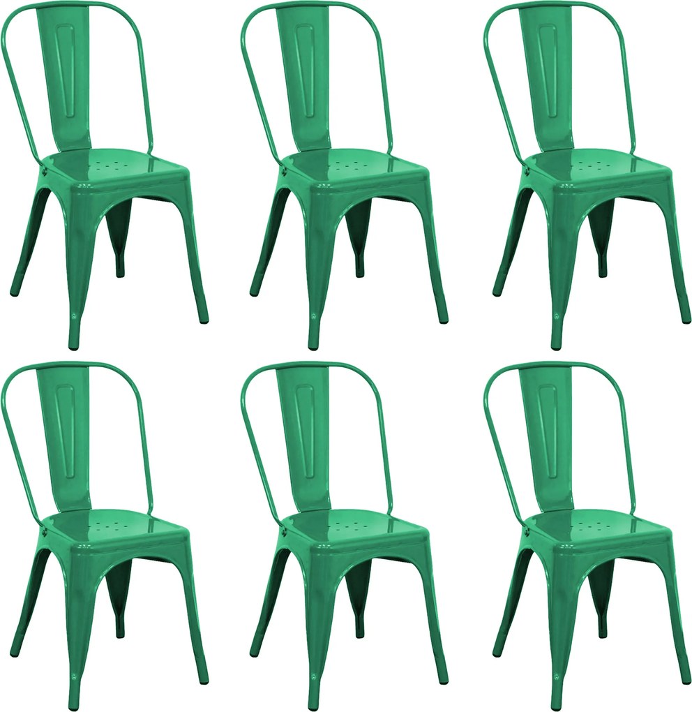 AGATHA - Set 6 sedie industrial