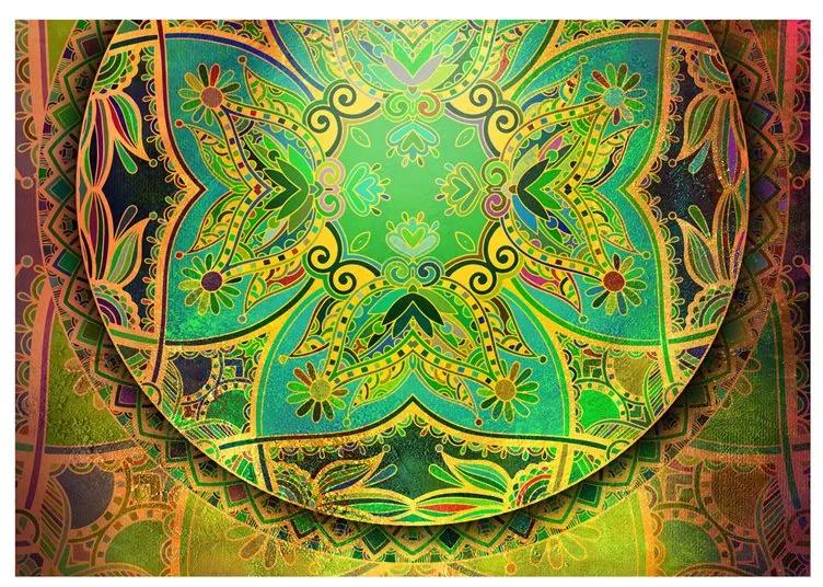 Fotomurale Mandala: Emerald Fantasy