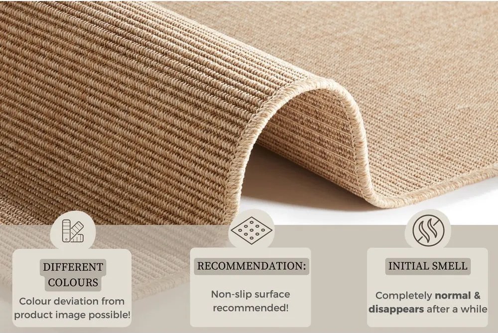 Tappeto da interno/esterno beige 80x150 cm Nature – Hanse Home