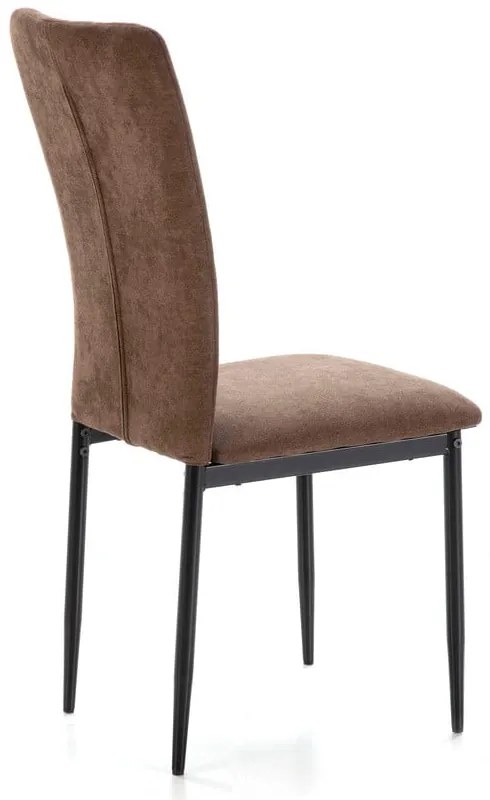 Set di sedie da pranzo marroni 4 pz Holly - Marckeric