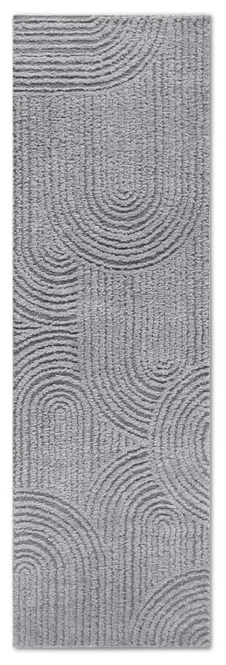Passatoia grigia 80x240 cm Chappe Light Grey - Elle Decoration