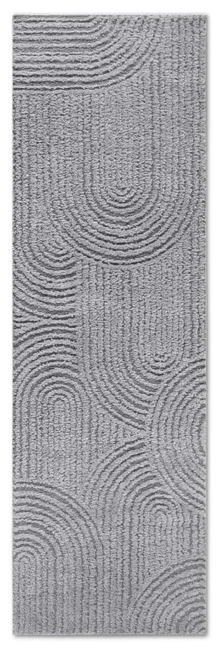 Passatoia grigia 80x240 cm Chappe Light Grey - Elle Decoration