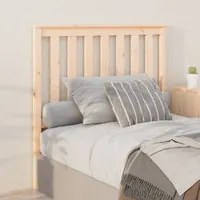 Testiera per Letto 106x6x101 cm in Legno Massello di Pino cod mxl 50786