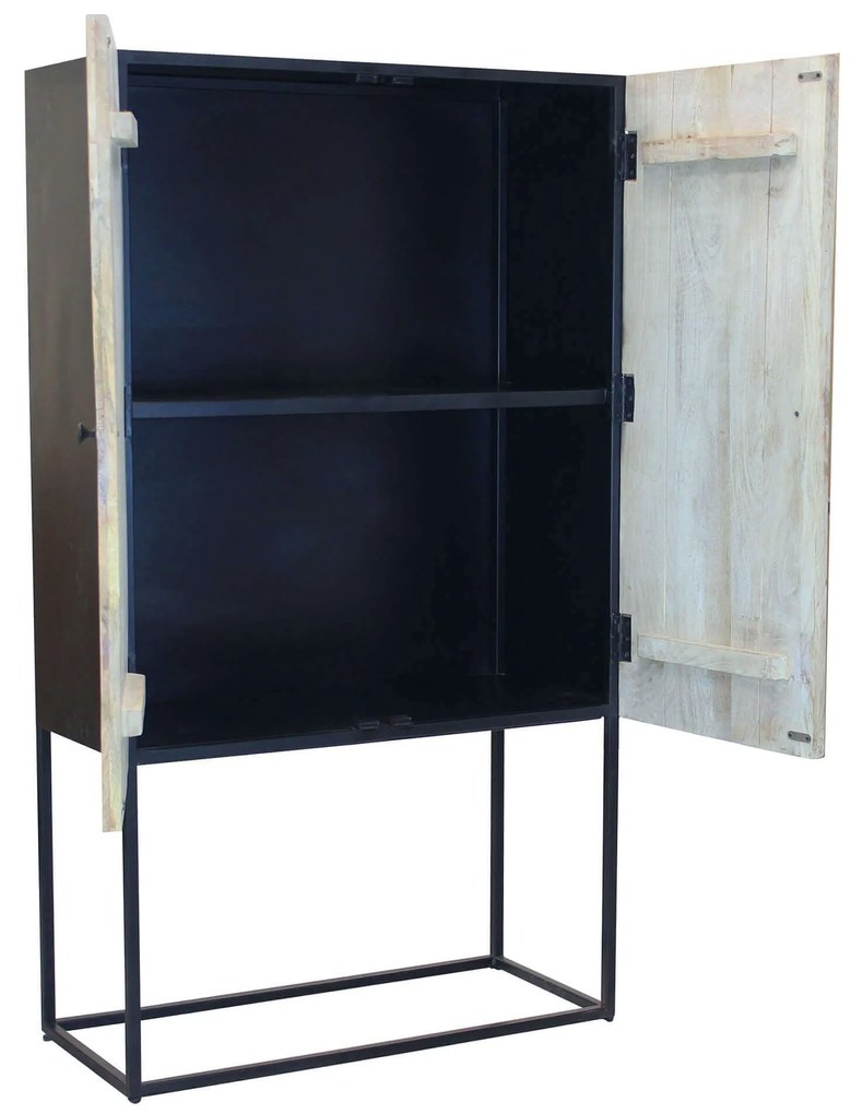 SPIRAL - dispensa 4 ante legno e ferro