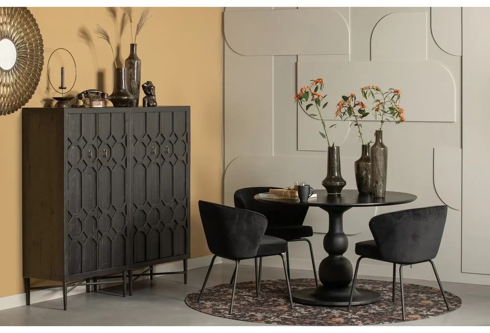 Mobile in legno riciclato nero 75x143 cm Bequest - BePureHome