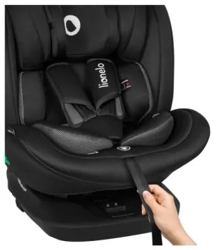 Lionelo - Seggiolino auto BASTIAAN i-Dimensioni 40-150 cm nero