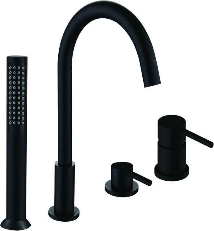 Mexen Alma rubinetto da bagno, nero - 75032-70