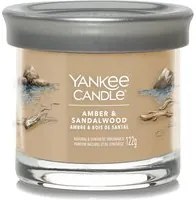 Candela Amber Sandalwood in barattolo medio Yankee Candle