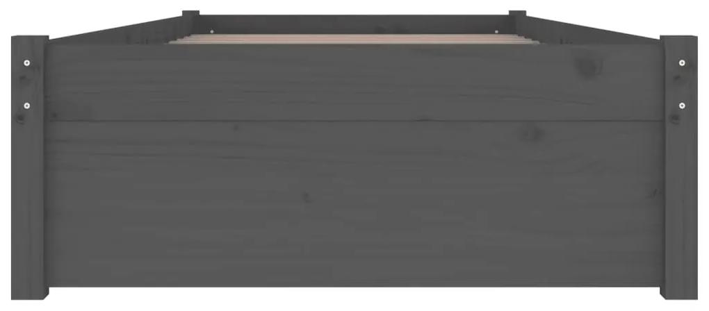 Giroletto con cassetti grigio 75x190 cm 2ft6 small single
