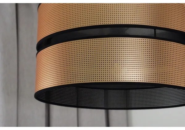 Duolla - Lampadario a sospensione con filo COPPER SHINY 1xE27/15W/230V diametro 40 cm rame/nero
