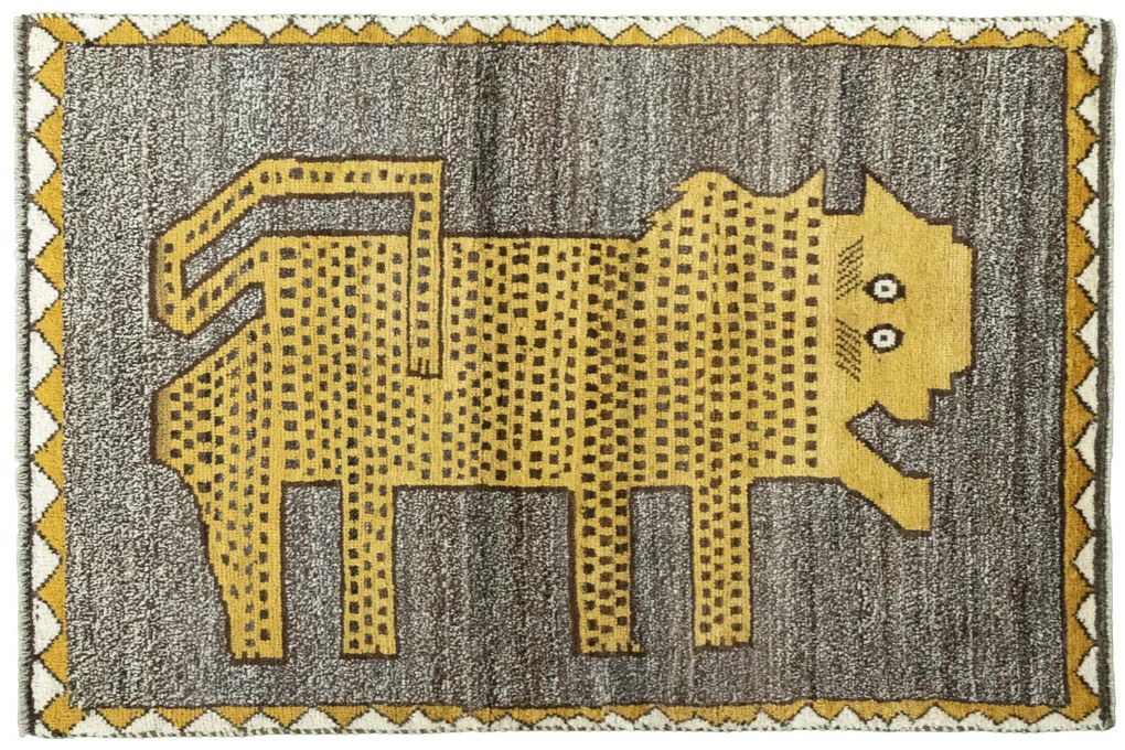 Gabbeh Tappeto 150x100 Marrone (Iran) Annodato A Mano