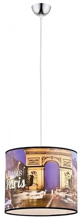 Argon 3334 - Lampadario a sospensione con filo CITY 1xE27/15W/230V