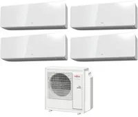 Climatizzatore Condizionatore Fujitsu Quadri Split Inverter serie KG 7+7+7+14 con AOYG30KBTA4 R-32 Wi-Fi Integrato 7000+7000+7000+14000