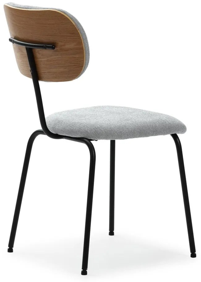 Sedie da pranzo in set in grigio chiaro 4 pz Dash – Marckeric