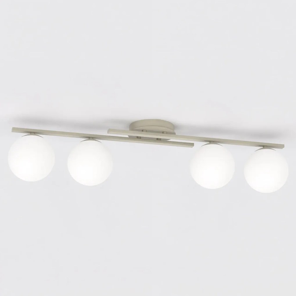 Lampada da soffitto KAIRO 4 4xE14 in Acciaio - Mokka