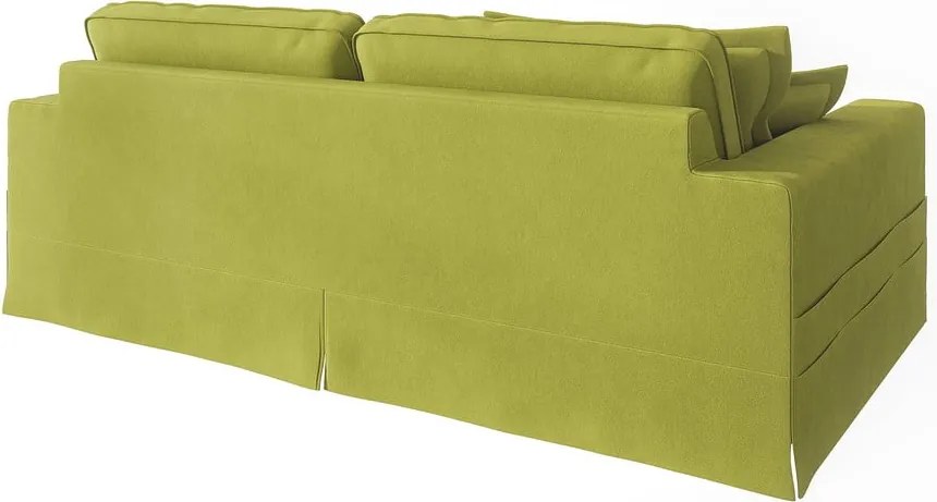 Divano verde chiaro 236 cm Nora – Ropez