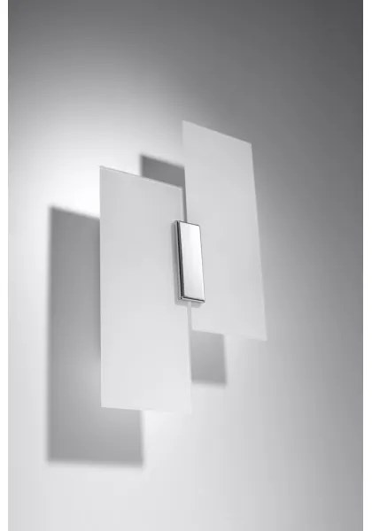 Sollux SL.0197 - Applique FABIANO 2xE27/60W/230V bianco/cromo