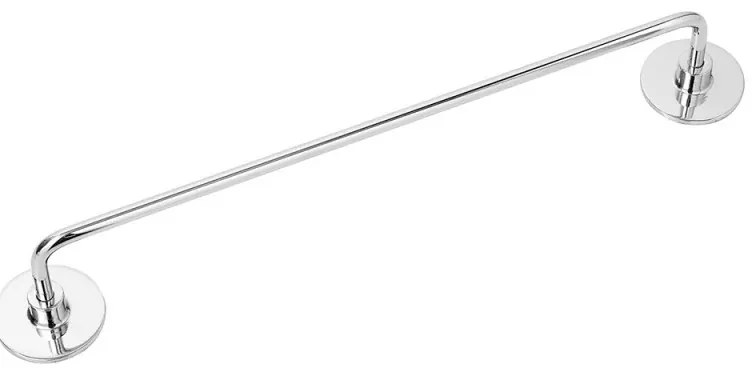 Barra porta asciugamani a muro da 35 cm in acciaio cromato Idea