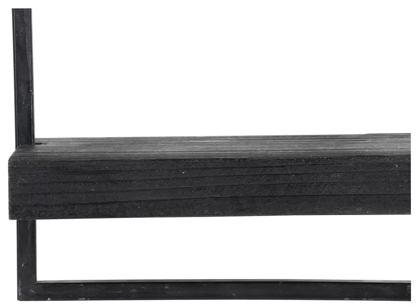 Scaffale in legno di abete nero opaco Maddison - Light &amp; Living