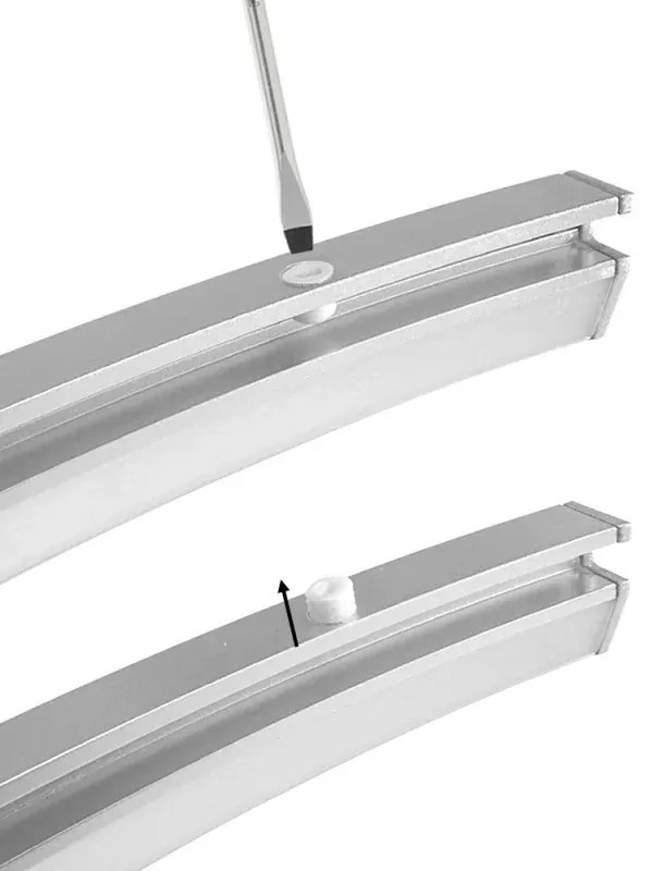 Specchio bagno rotondo con luce a led integrata da 60cm