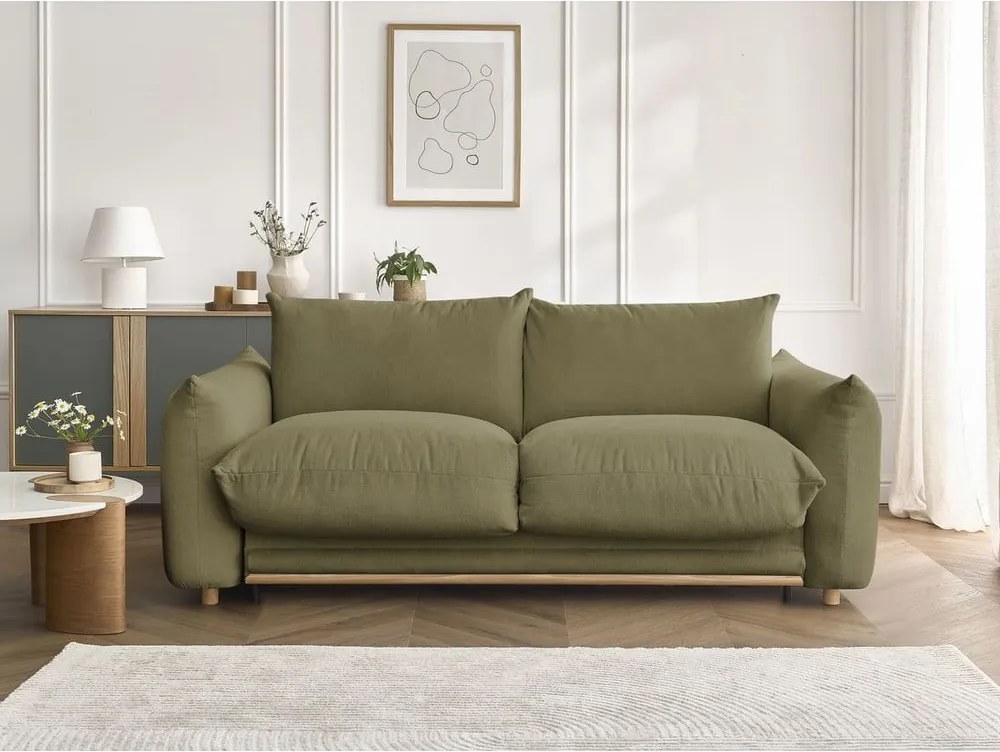 Divano verde allungabile 234 cm Ernest – Bobochic Paris